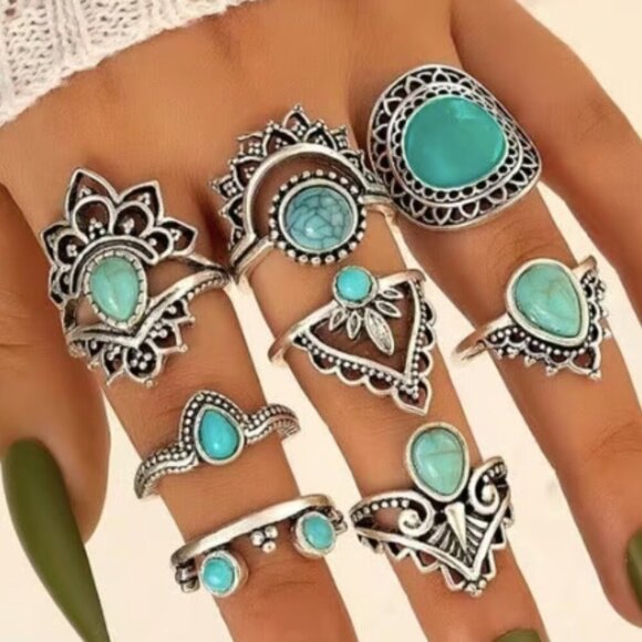 Large Lot of 77 Boutique Ring Sets (8 Sets) - Picture 9 of 9